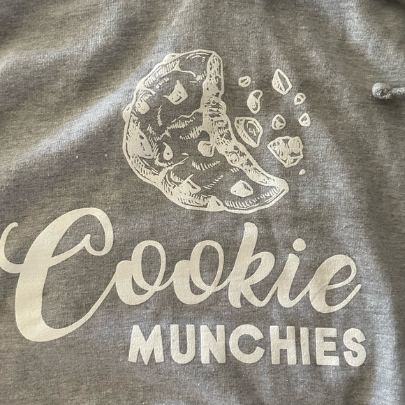 Cookie Monster Just Apparel Co. Grey Hoodie. Sweatshirt - Picture 4 of 10